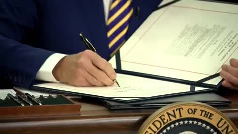 Biden: "I'm Not Gonna Read It All. I'll Just Sign It"