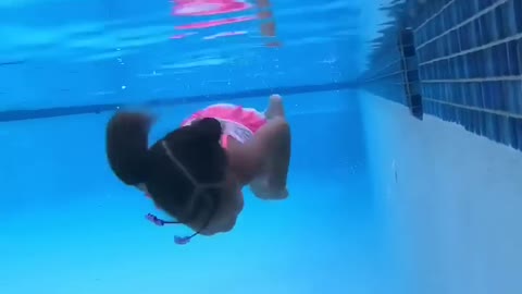 Our Daughter Swims Like a Mermaid 🧜‍♀️