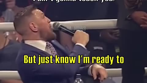 Conor McGregor Smacks Floyd Mayweather's H