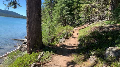 Central Oregon – Paulina Lake “Grand Loop” – Shoreline Hiking