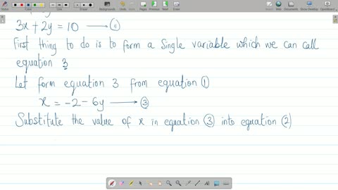 Substitution Method for Age 9 Mathematics