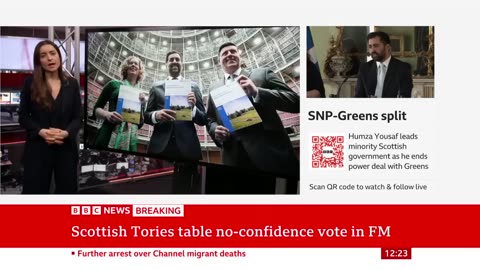 Scotland's first minister Humza Yousaf facesno confidence vote | BBC News