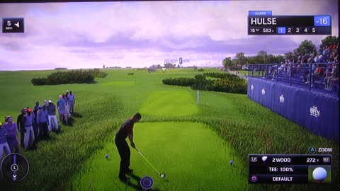 Golf: The Open Championship at Royal Troon (Hulse Hole 16 eagle)