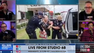 NO COVID PAPERS-LADY ARRESTED IN AUSTRALIA - "THESE ARE NAZIS" - "IT'S GETTING HARDER & HARDER TO SUPPORT POLICE". 5 mins.