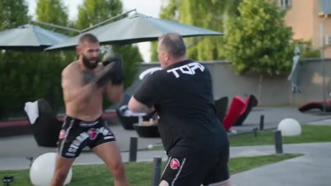 Andrew Tate INTENSE Boxing Workout After BBC Interview