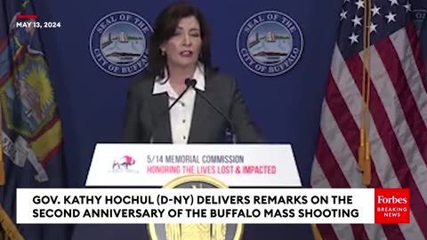Gov. Kathy Hochul Delivers Remarks On The Second Anniversary Of The Buffalo, NY Mass Shooting