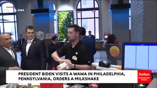Biden's "visit" to this Philadelphia Wawa was carefully choreographed and scripted