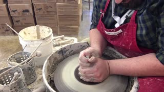 Centering Clay on the Pottery wheel