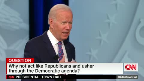 Interview: Joe Biden Participates in a CNN Town Hall in Baltimore - October 21, 2021