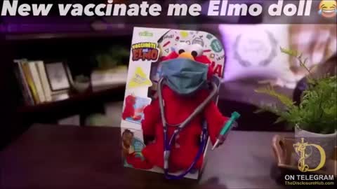 THE NEW VACCINATE ME ELMO DOLL