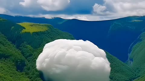 Did This Cloud Fall on the Hillside