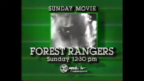 December 23, 1984 - WPDS Indy Promo for Fred MacMurray in 'Forest Rangers'