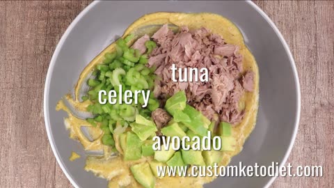 Keto Curry Spiked Tuna and Avocado Salad Recipe For Weight Loss