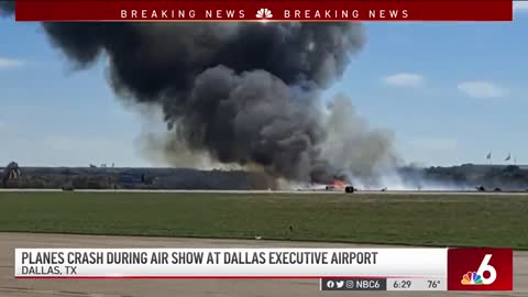 Planes Crash During Air Show at Dallas Executive Airport