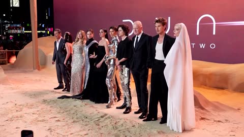 'Dune: Part Two' cast hits London for world premiere