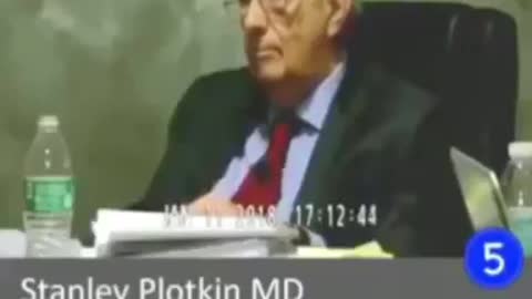 Dr Stanley Plotkin admitting fetal tissue from aborted babies and monkeys is found in vaccines...