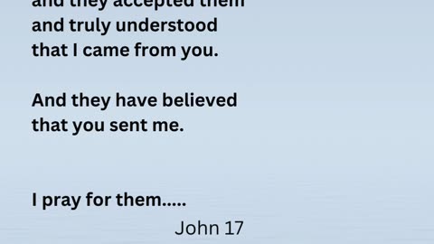 Excerpt from John 17