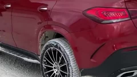 This Mercedes GLE Coupe is dancing