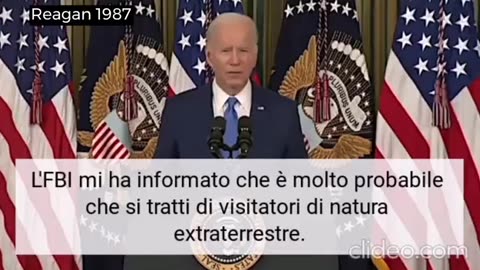 🤣🤣🤣🤣 Eccoci, ci siamo! Joe Biden annuncia l’ingresso alieno