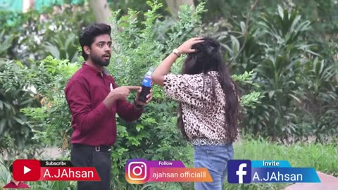 Shampoo Prank on People || BY AJ-AHSAN ||