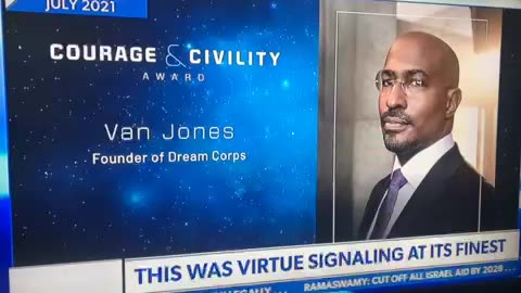 Van Jones awarded 100 million dollars for courage and civility