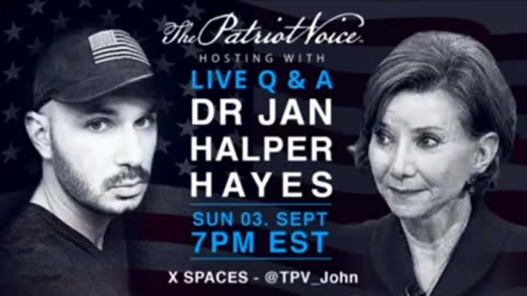 Twitter (X) Spaces 💥 Dr. Jan Halper- Hayes 9/3/23