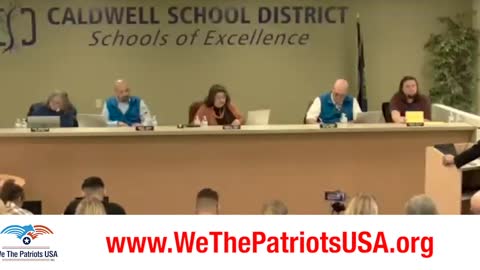 Atty. Brian Festa of We The Patriots USA Speaks at Caldwell, ID School Board Mtg. 1/9/23