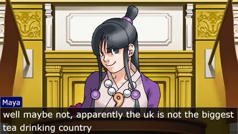 Ace Attorney What's the most British thing (objection.lol)