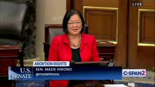 Senator Mazie Hirono issues a call to arms against pro-life Americans