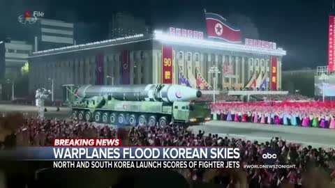 South Korean military says North Korea mobilized warplanes towards border