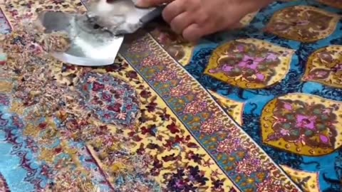 Iranian carpet art😍🤩