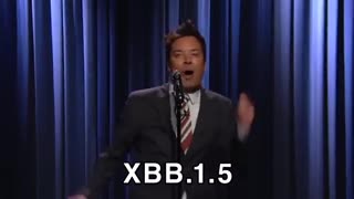 Jimmy Fallon is here singing about the latest variant of Covid on his dying show