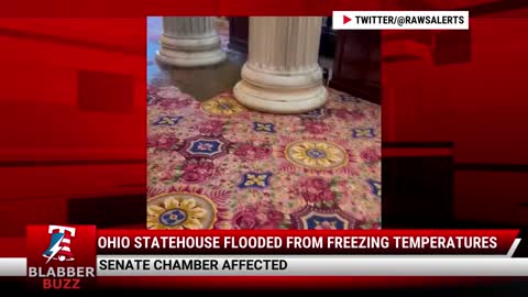 Ohio Statehouse Flooded From Freezing Temperatures