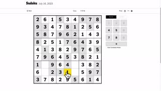 Sudoku 2023-07-16