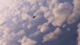 UFO and A-10 attack aircraft