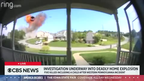 Deadly home explosion near Pittsburgh captured by Ring camera