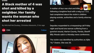 Black Mother of 4 Was Shot and Killed by Neighbor