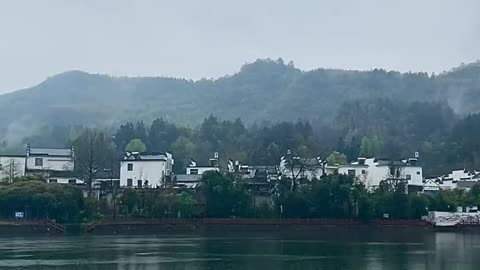 Spring rain south of China