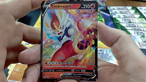Fire fire fire pokemon from Fusion strike booster box