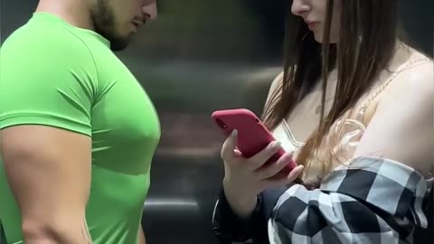 WHAT IS SHE DOING | GIRL WANTED ME IN TUE ELEVATOR