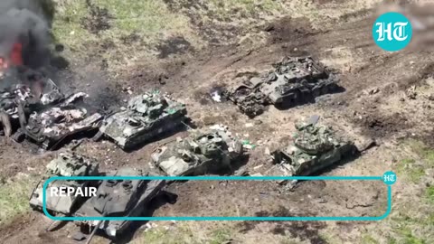 Russia Burns Western Leopard Tanks; NATO Allies Poland & Germany Fight Over Repair Units | Watch