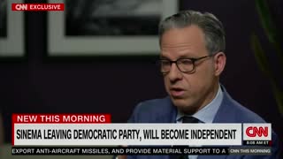 Jake Tapper Knows, Admits The Left Will Personally Attack Krysten Sinema, Not Her Policy Positions