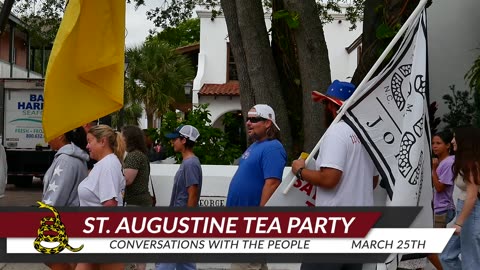 Saint Augustine Tea Party Joins TommyTV to speak with people