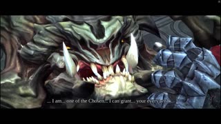 Tiamat all dialogue cutscenes Darksiders Warmastered Edition