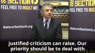 Rowan Atkinson on free speech - 31 May 2023