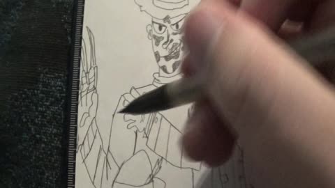 DRAWING WITH BLUE JAY INK.!! EP 2; Famous Monsters and a Little Jay
