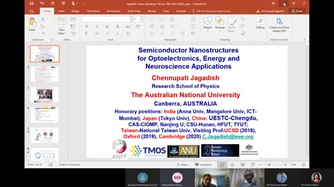 ANWWI-IEEE Nanotechnology Council SA Chapter-Webinar - Semiconductor Nanowires, Optoelectronics.... (2021)