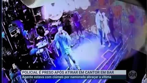 Policial civil atira em cantor durante apresentação em Sinop (MT) | Primeiro Impacto (31/10/22)