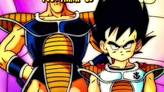 Young Eager Bored Prince Vegeta. Nappa looks AMAZING with Hair! Dragon Ball Special 1