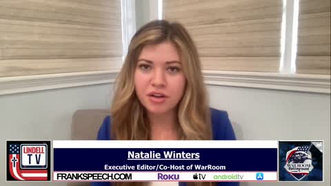 Bannon’s War Room co-host Natalie Winters: A host of Conservatives got banned from Twitter after criticizing Ukrainian flag in congress
